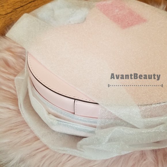 NWT Kate Spade Love Shack Heart Crossbody Purse Leather Chalk Pink Light $329 - Picture 4 of 6